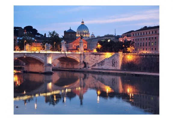Fototapeta - Widok na Rzym nocą