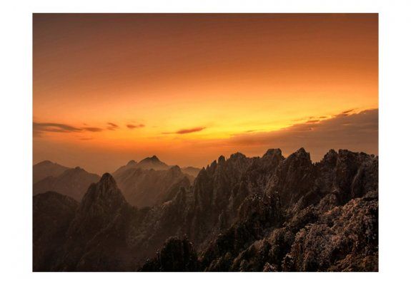 Fototapeta - Zachód słońca w górach