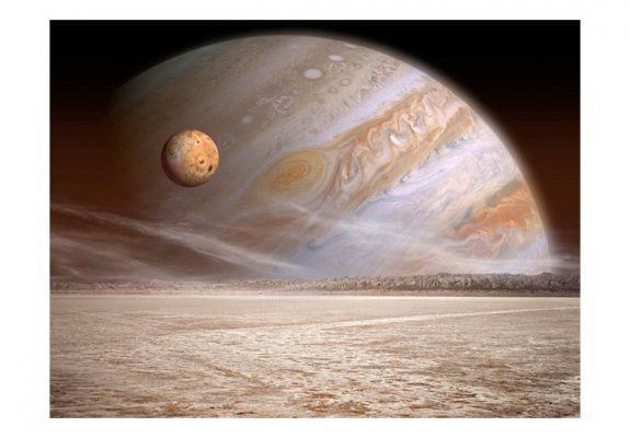 Fototapeta - Mała i duża planeta