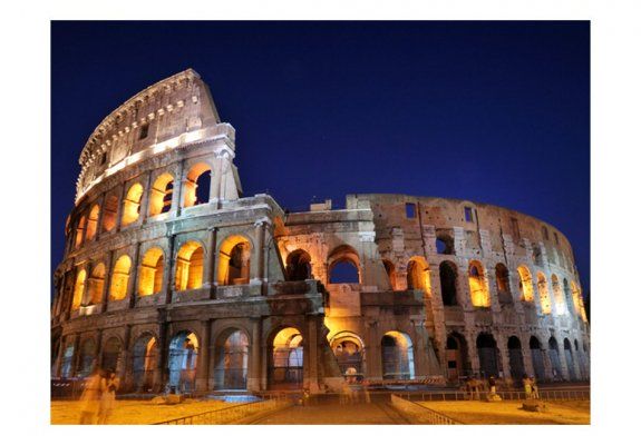 Fototapeta - Koloseum nocą