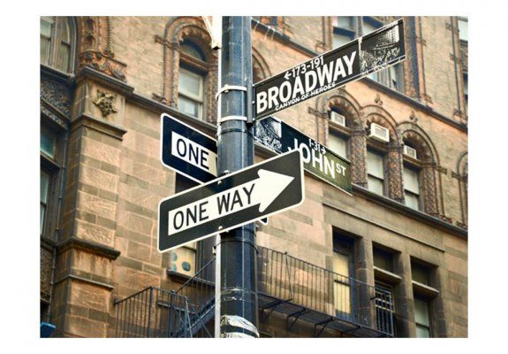 Fototapeta - Wszystkie drogi prowadzą na Broadway