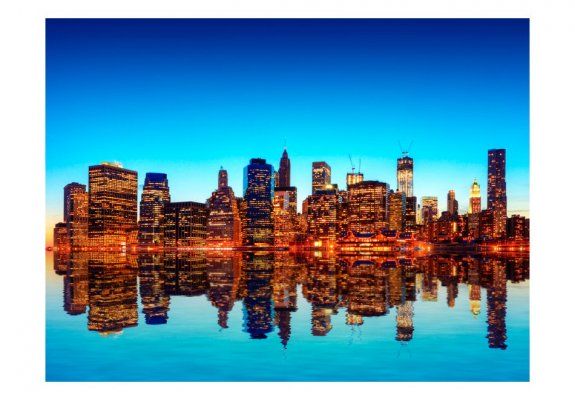 Fototapeta - Skyline of New York from the water