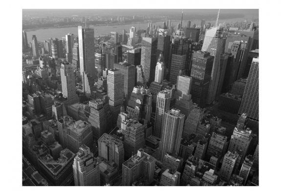 Fototapeta - Nowy Jork: wieżowce (widok z lotu ptaka)
