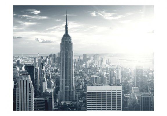 Fototapeta - Widok na nowojorski Manhattan o świcie