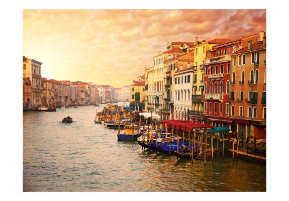 Fototapeta - Wenecja - Kolorowe miasto na wodzie