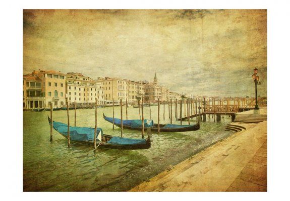 Fototapeta - Grand Canal, Venice (Vintage)