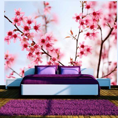 Fototapeta - Symbol Japonii - kwiaty wiśni sakura