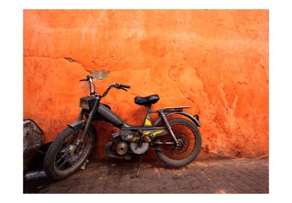 Fototapeta - Old moped