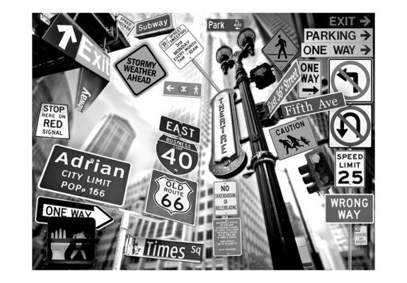 Fototapeta - Wszystkie drogi prowadzą na Manhattan