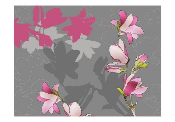Fototapeta - magnolia (różowy)