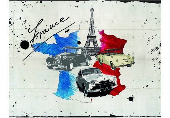 Fototapeta - Admirer of cars (France)