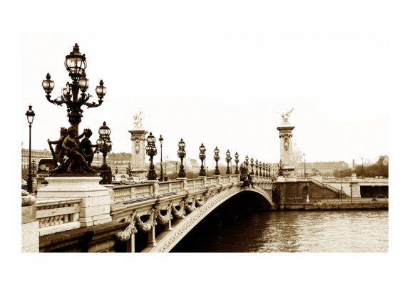 Fototapeta - Most Aleksandra III, Paryż