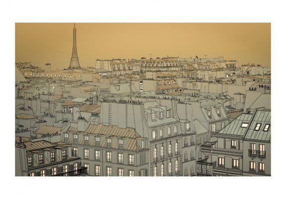 Fototapeta - Dobranoc Paryżu