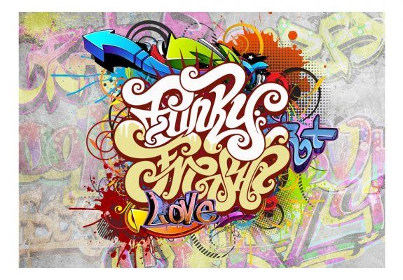 Fototapeta - Funky Graffiti