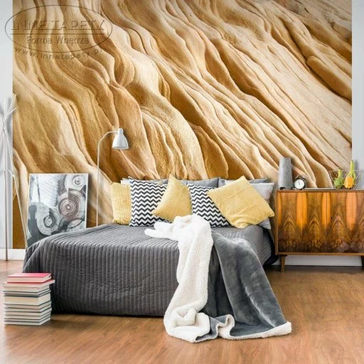 Fototapeta - Wavy sandstone forms