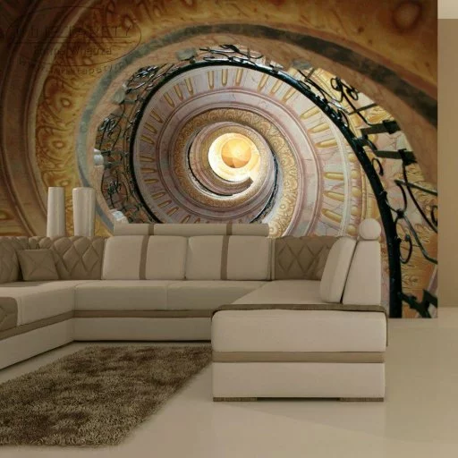 Fototapeta - Decorative spiral stairs