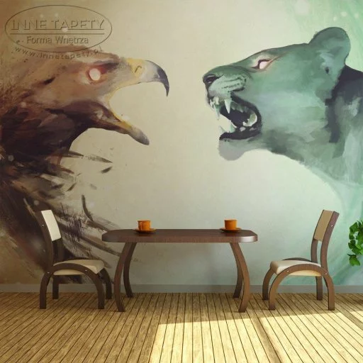Fototapeta - Interspecies clash