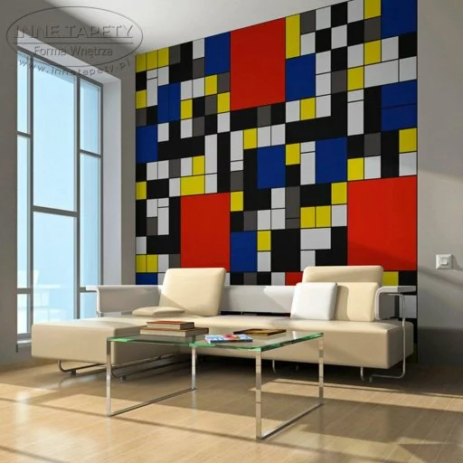 Fototapeta - Piet Mondrian - inspiracja