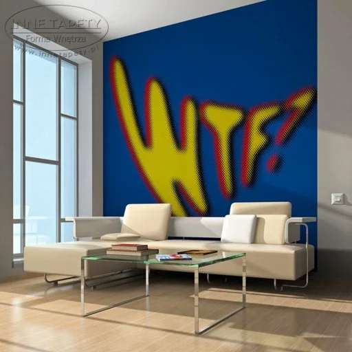 Fototapeta - WTF? yellow color