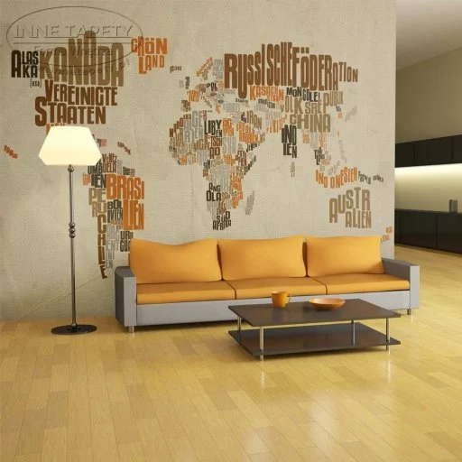 Fototapeta - Indiana Jones - map of adventures