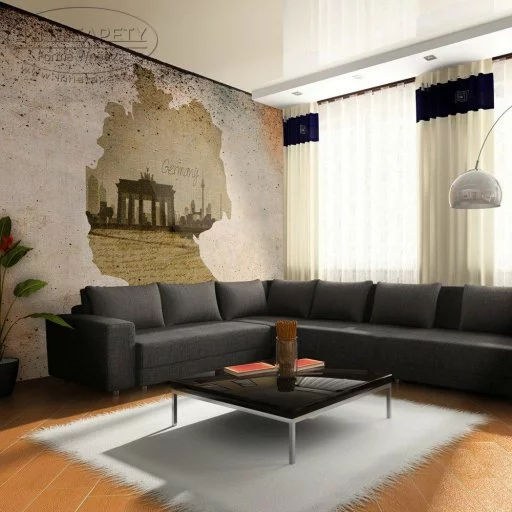 Fototapeta - mapa, Niemcy, Brama Brandenburska