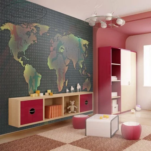 Fototapeta - mapa (dla dzieci)