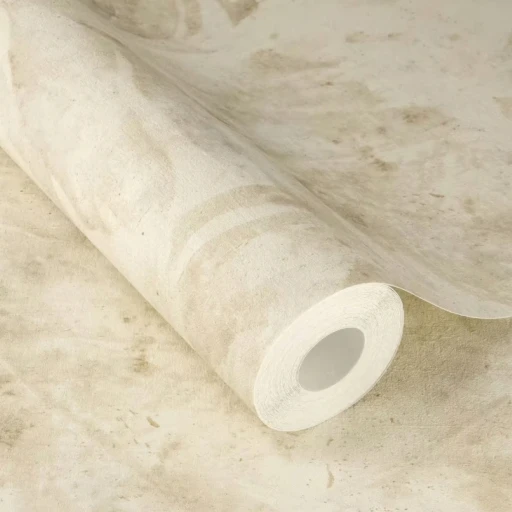 Tapeta RASCH 416145 BEŻOWE LIŚCIE BETON