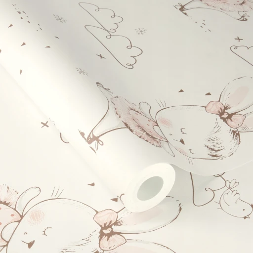 Tapeta RASCH 301656 BALETNICE KRÓLICZKI