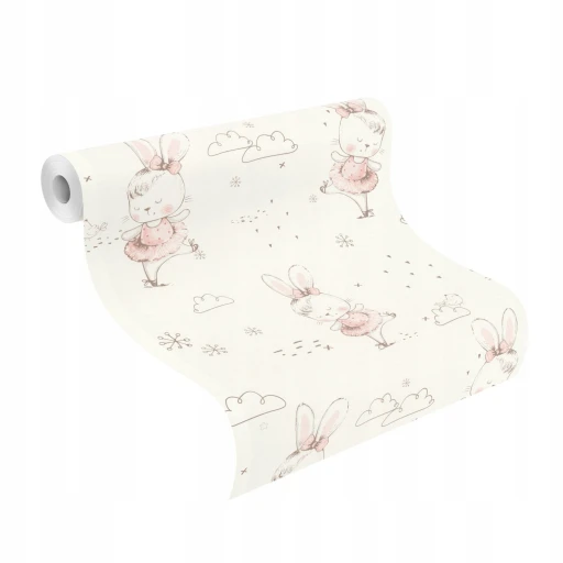 Tapeta RASCH 301656 BALETNICE KRÓLICZKI