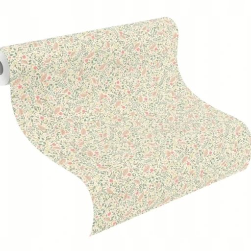 Tapeta RASCH 795011 DROBNE KWIATUSZKI