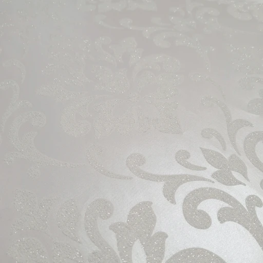 Tapeta RASCH 509540 ORNAMENT BROKAT PERŁA ECRU