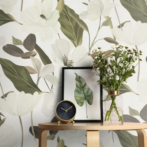 Tapeta ERISMANN 10508-26 KWIATY ECRU