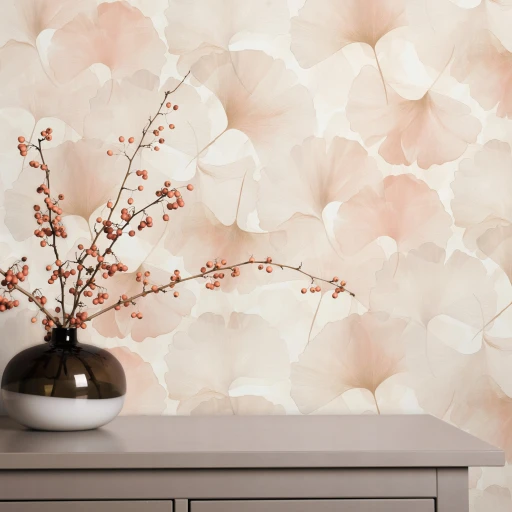 Tapeta ERISMANN 10470-05 LIŚCIE PASTELOWE