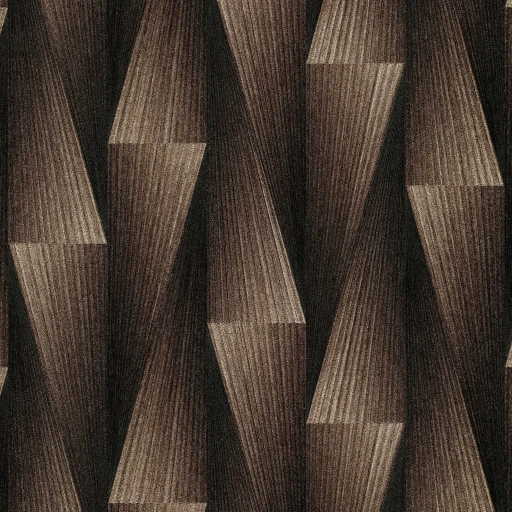 Tapeta ERISMANN 10526-11 GEOMETYRYCZNY WZÓR BRĄZOWA