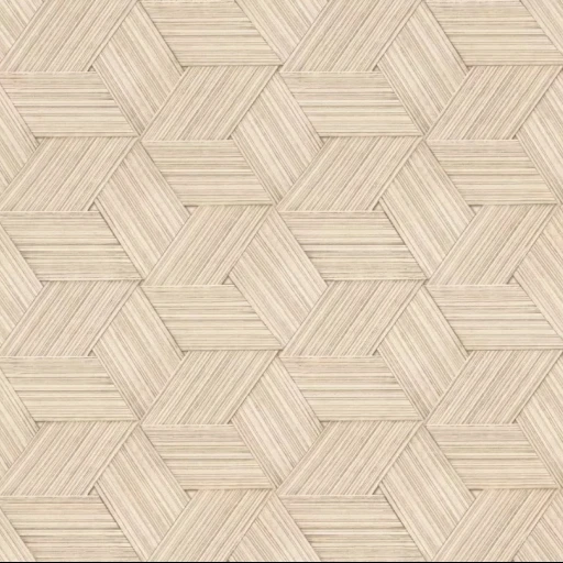 Tapeta RASCH 865523 GEOMETRYCZNA 3D PLECIONKA DESKA