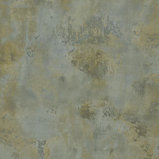 Tapeta GRANDECO 186405 BETON ZIELONY NIEBIESKI PATYNA